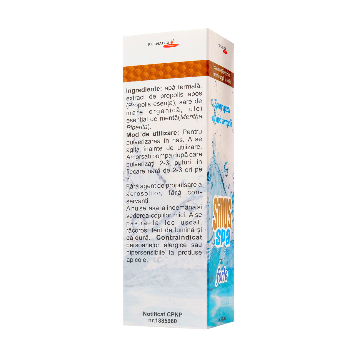 Sinus SPA forte - spray nazal cu apa termala 30 ml