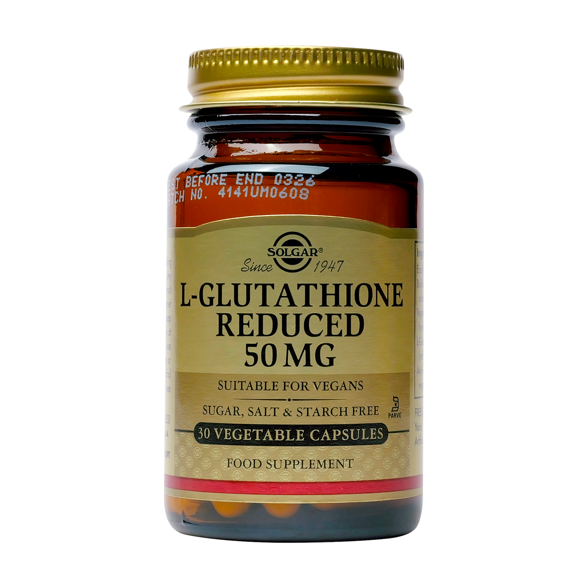 L-glutathione 50mg 30 capsule