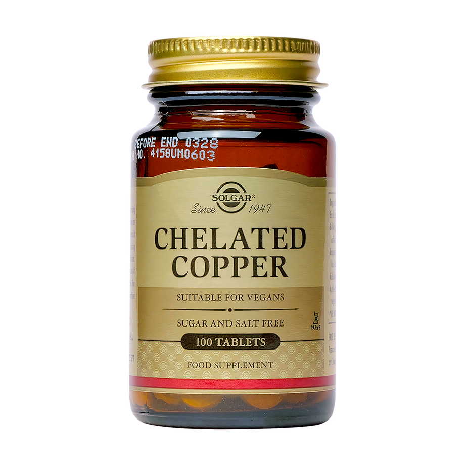Chelated copper 100 comprimate