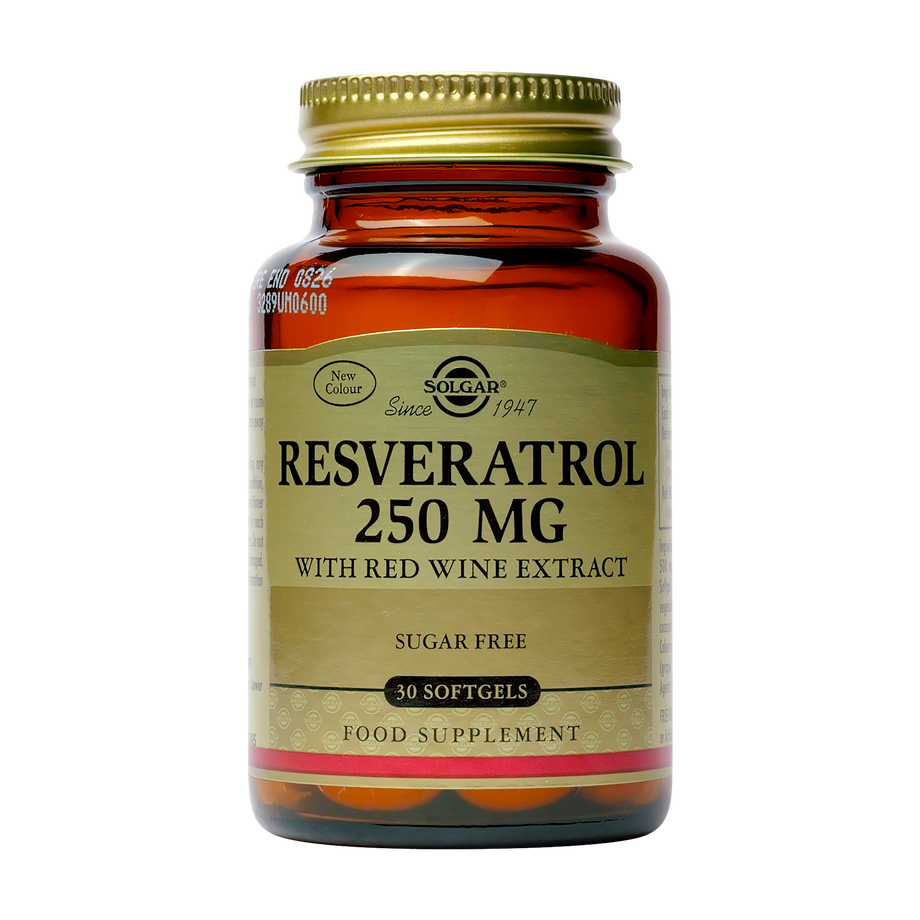 Resveratrol 250mg softgels 30 capsule