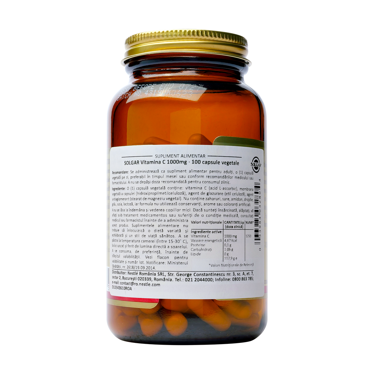 Vitamina C - 1000 mg 100 capsule
