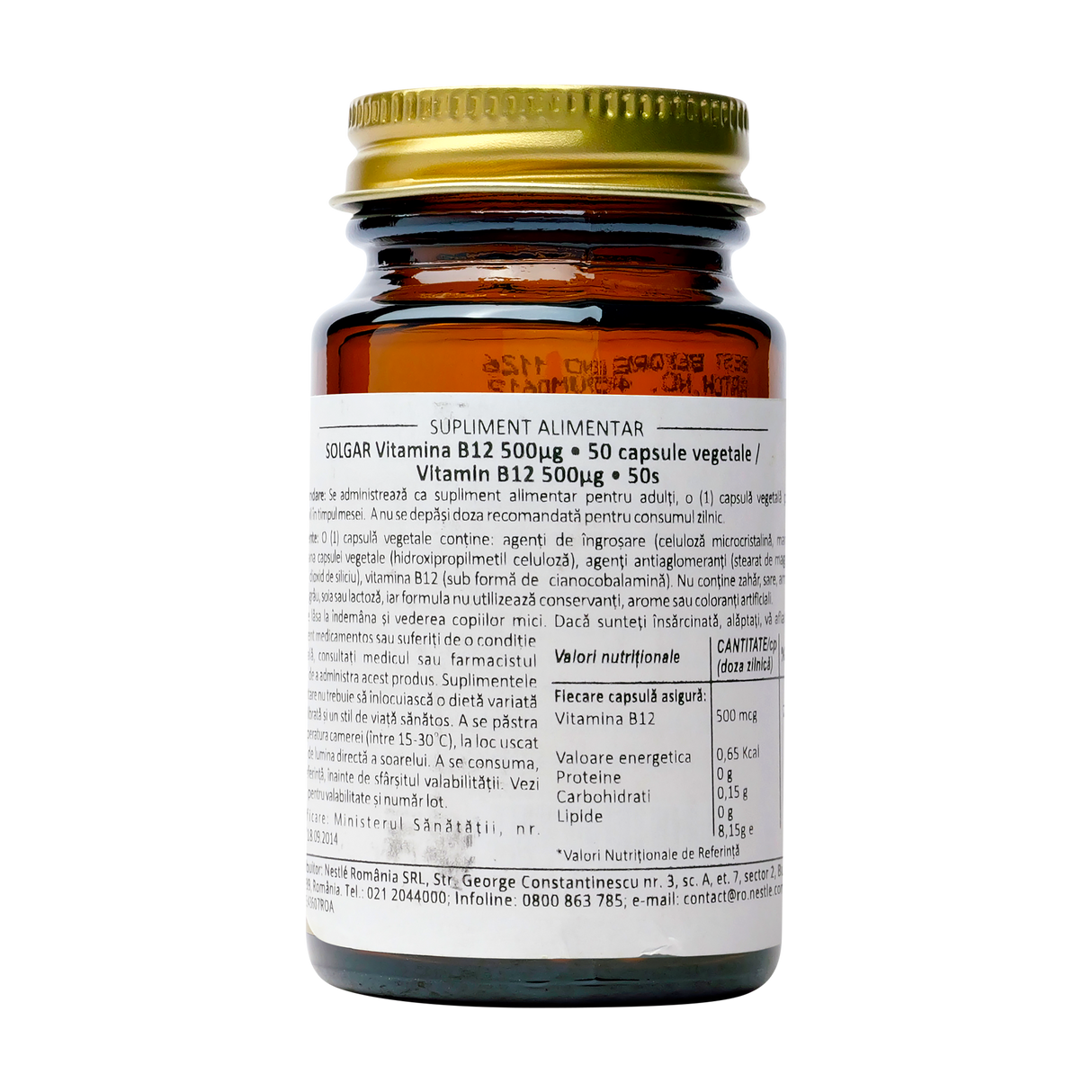 Vitamina B12 - 500mg 50 capsule