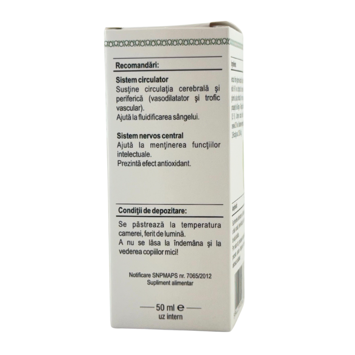 Extract din muguri de Ginkgo biloba 50 ml