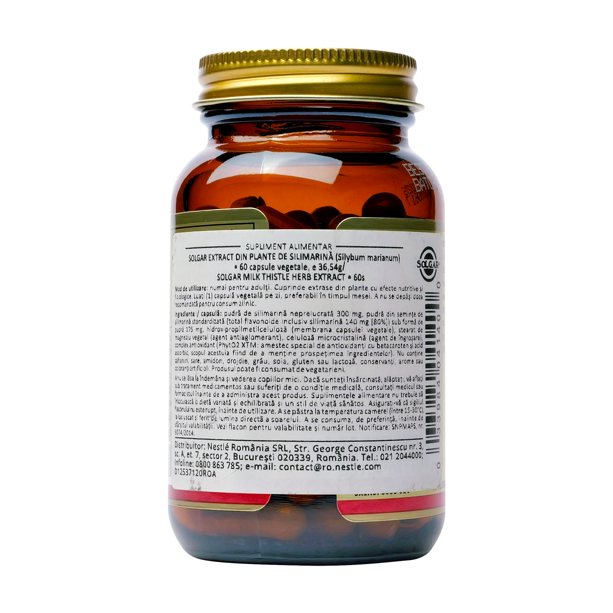 Milk thistle herb extract 60 capsule