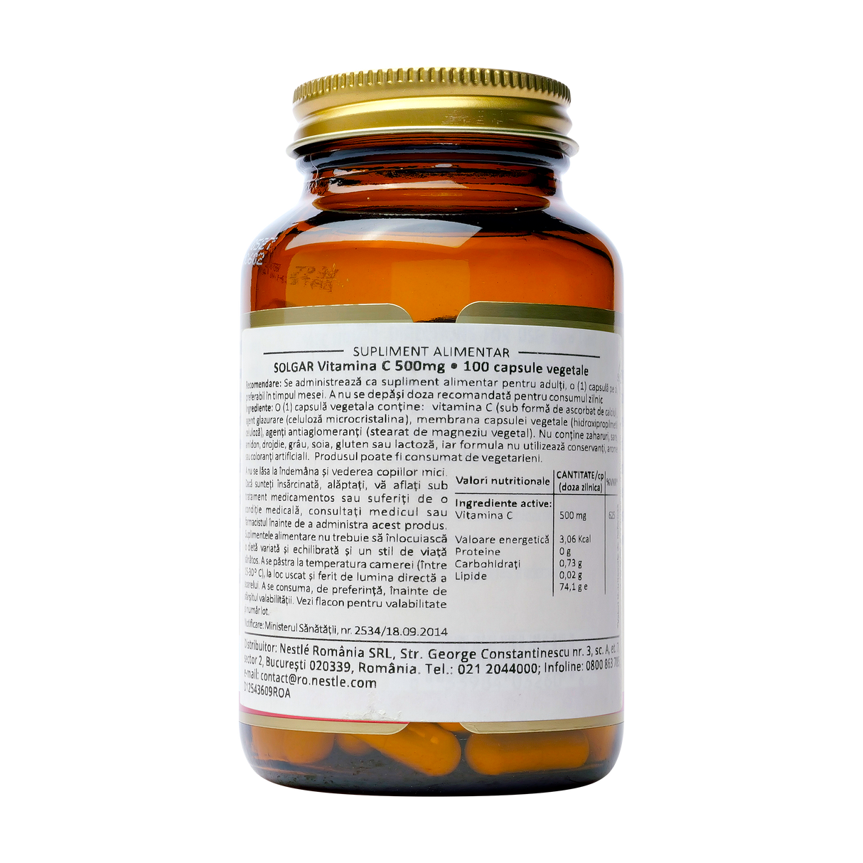 Vitamina C - 500 mg 100 capsule