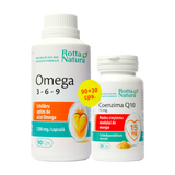 Pachet omega 3-6-9 90 cps + coenzima Q10 15mg 30 capsule