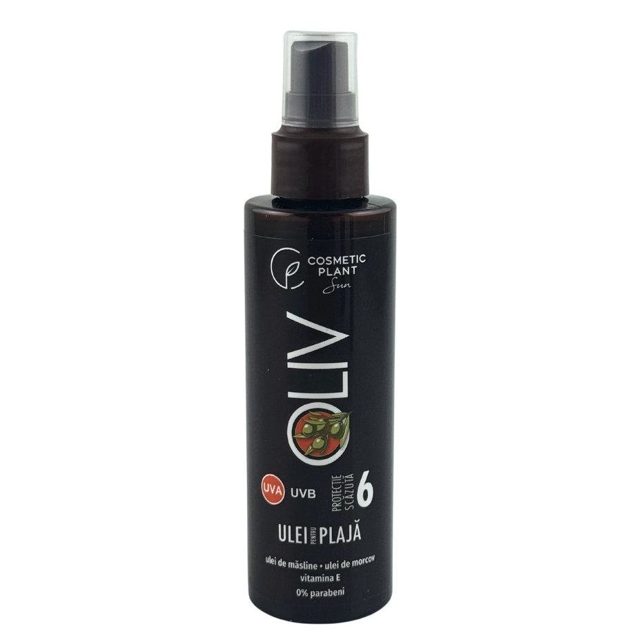 Ulei plaja Oliv SPF 6 cu ulei de morcov, ulei de masline si vitamina E 150 ml