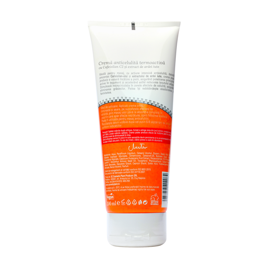 Crema anticelulita termoactiva cu ardei iute 200 ml