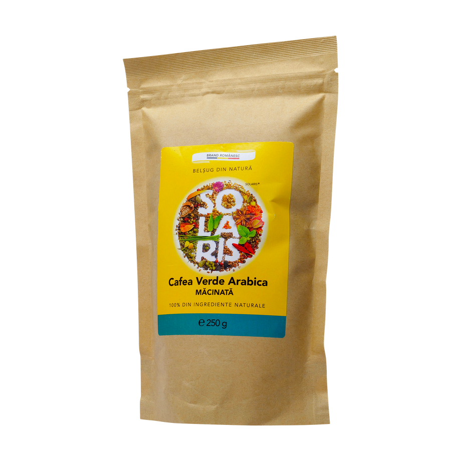 Cafea verde arabica macinata 250 g