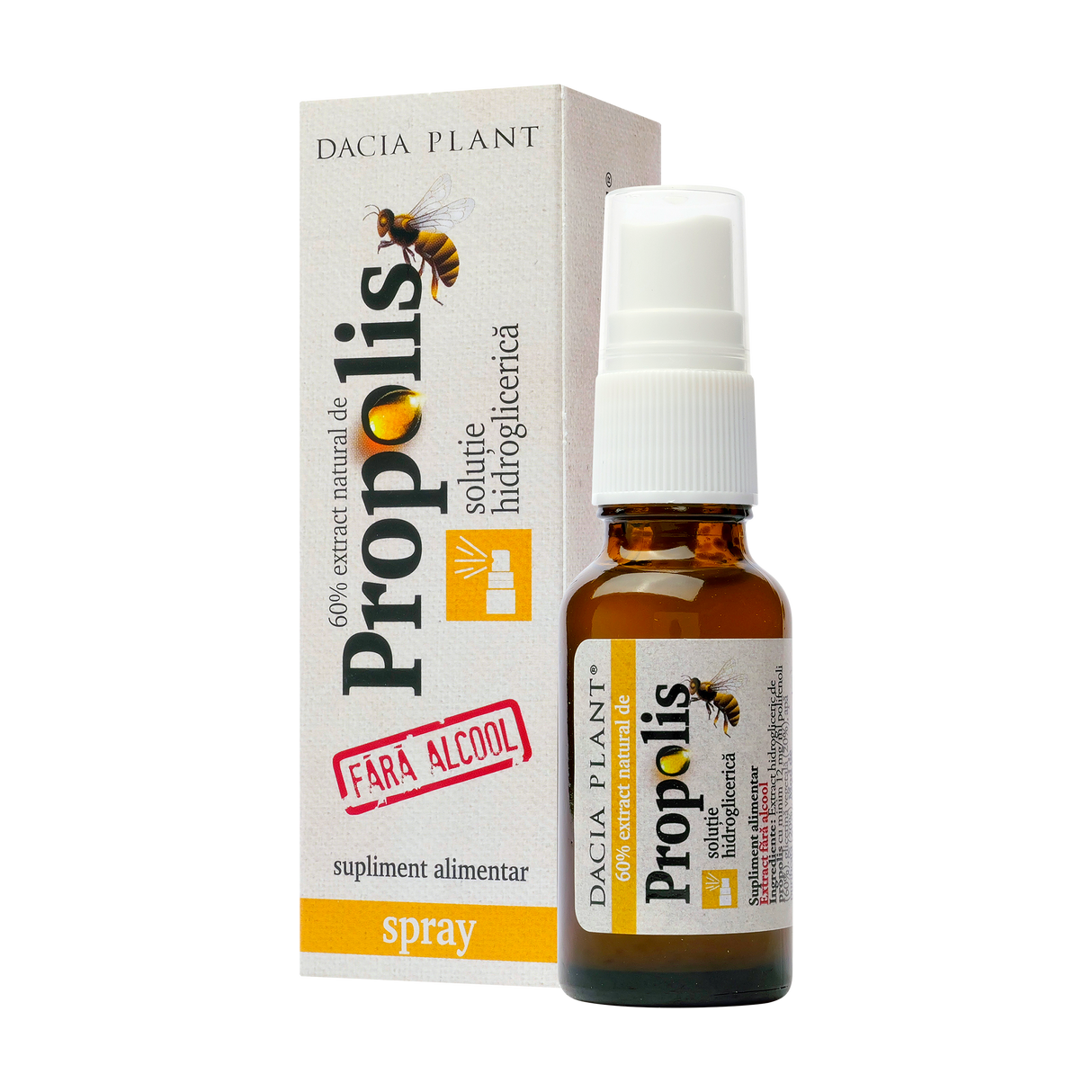 Propolis fara alcool spray 20 ml