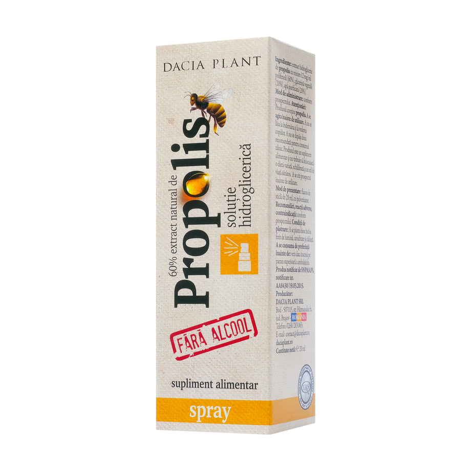 Propolis fara alcool spray 20 ml