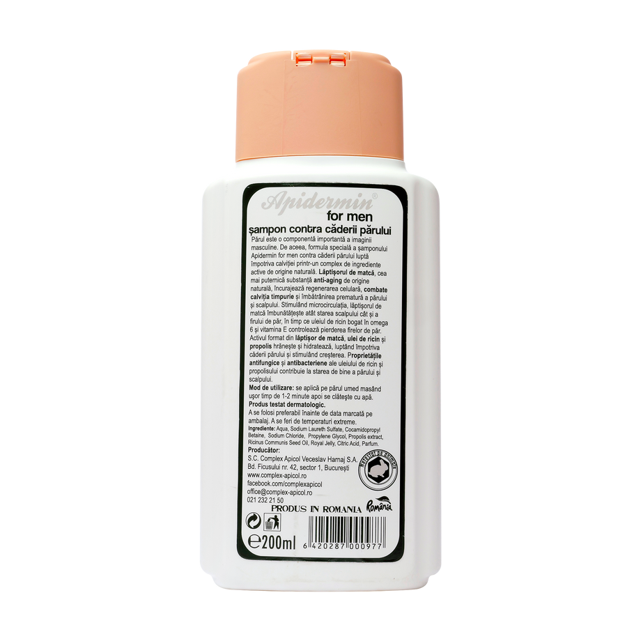 Apidermin for men-sampon contra caderii parului 200 ml