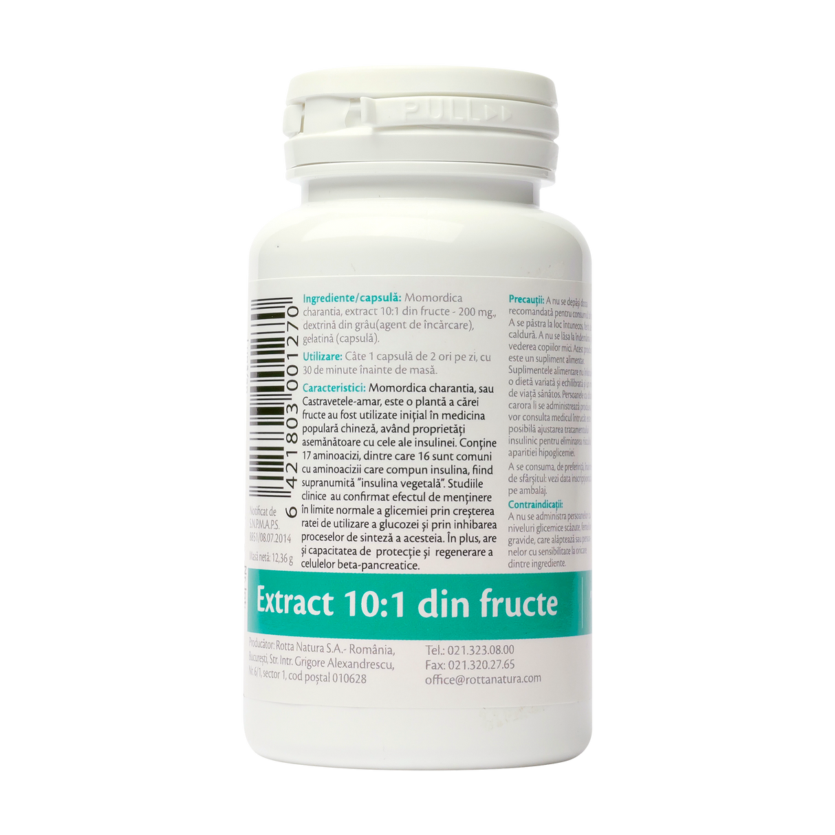 Momordica extract castravete amar 30 capsule