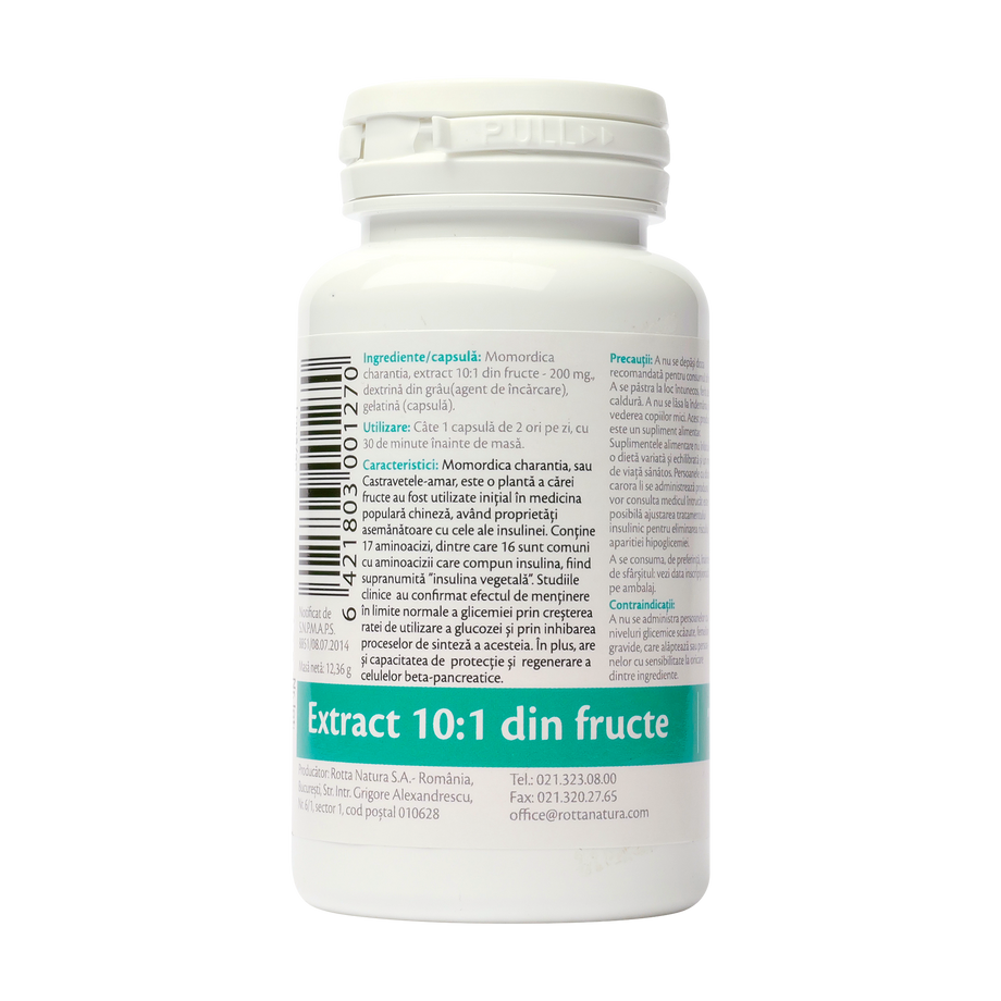 Momordica extract castravete amar 30 capsule