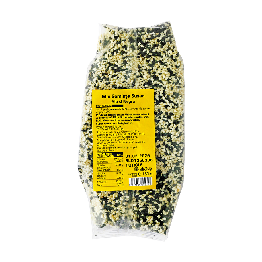 Mix seminte susan alb si negru 150 g