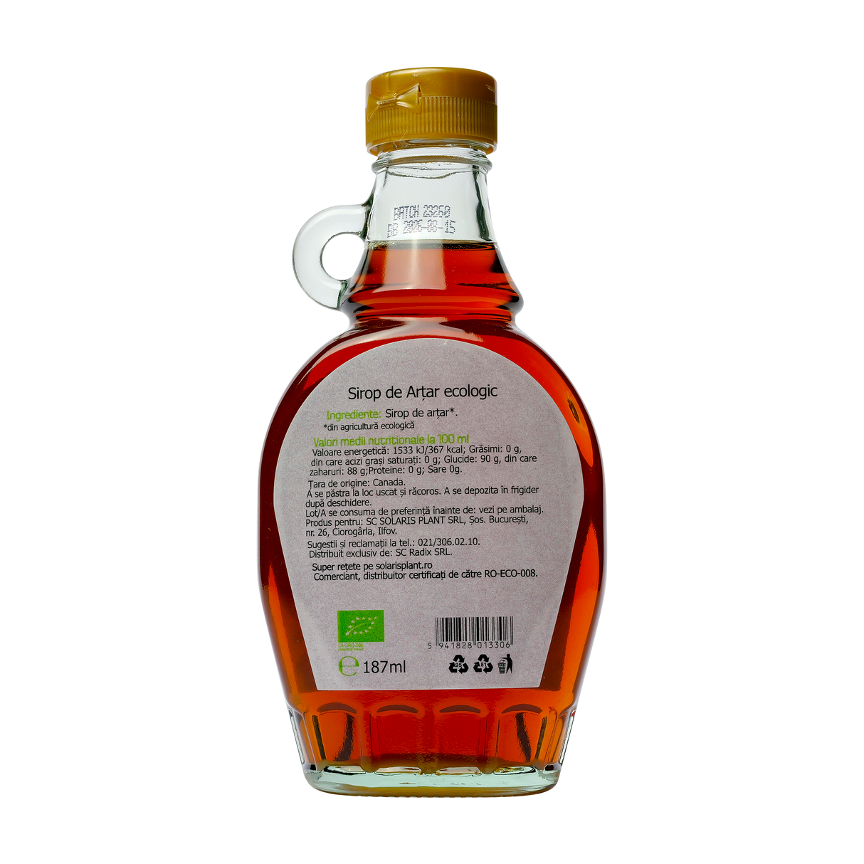 Sirop artar eco grad a 187ml longevita