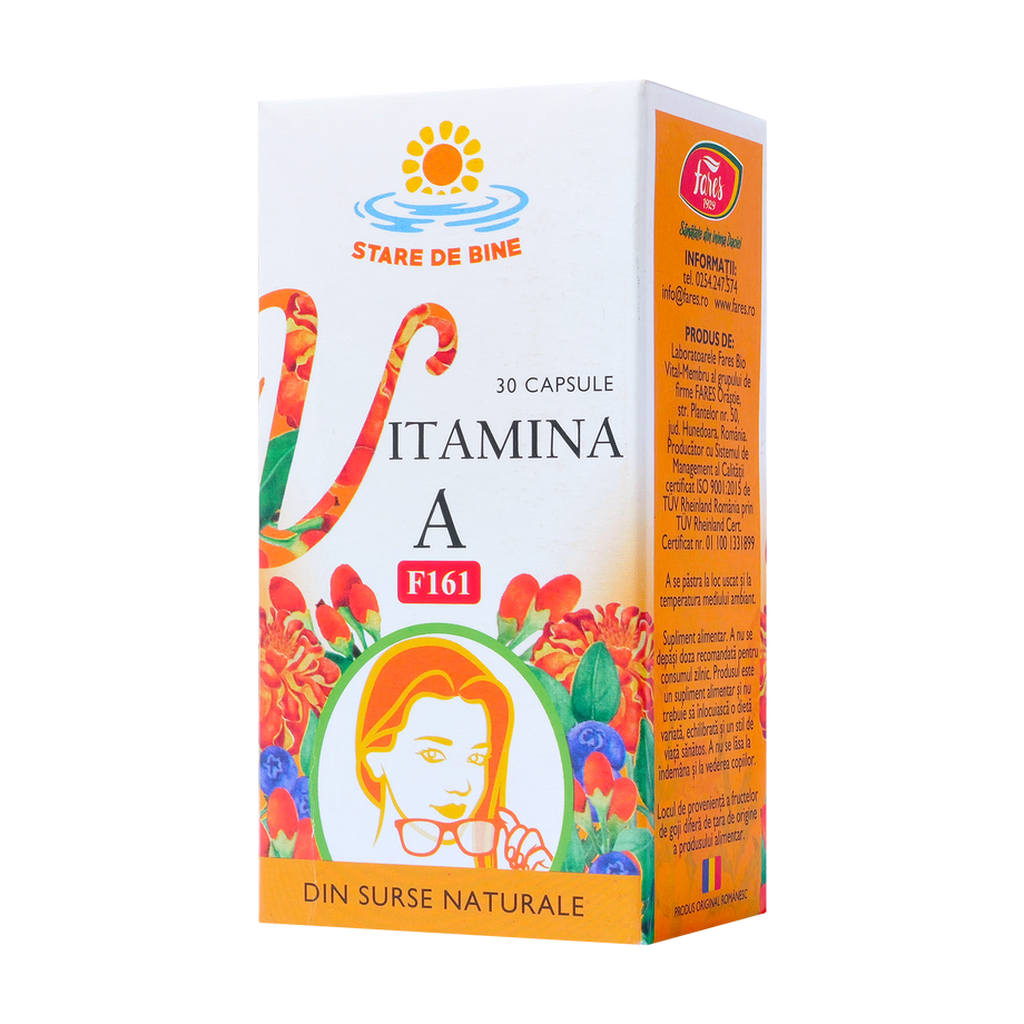 Vitamina A naturala 30 comprimate