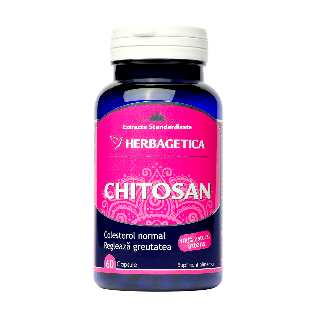 Chitosan 60cps Herbagetica 60 capsule