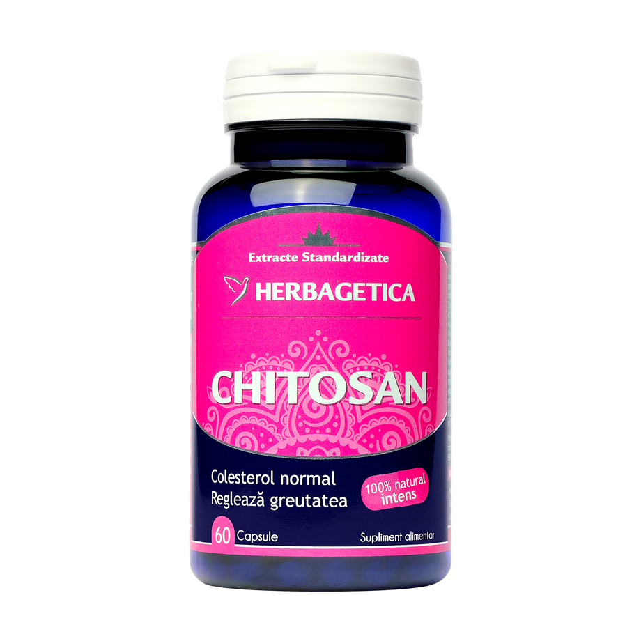 Chitosan 60cps Herbagetica 60 capsule