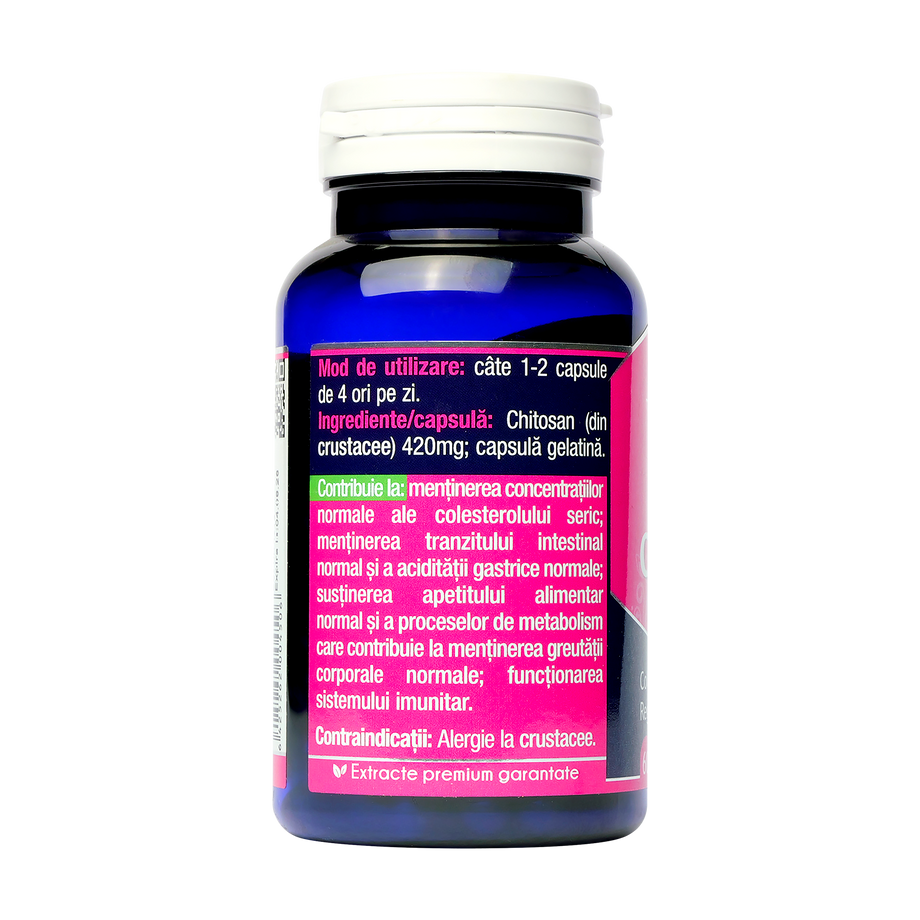 Chitosan 60cps Herbagetica 60 capsule
