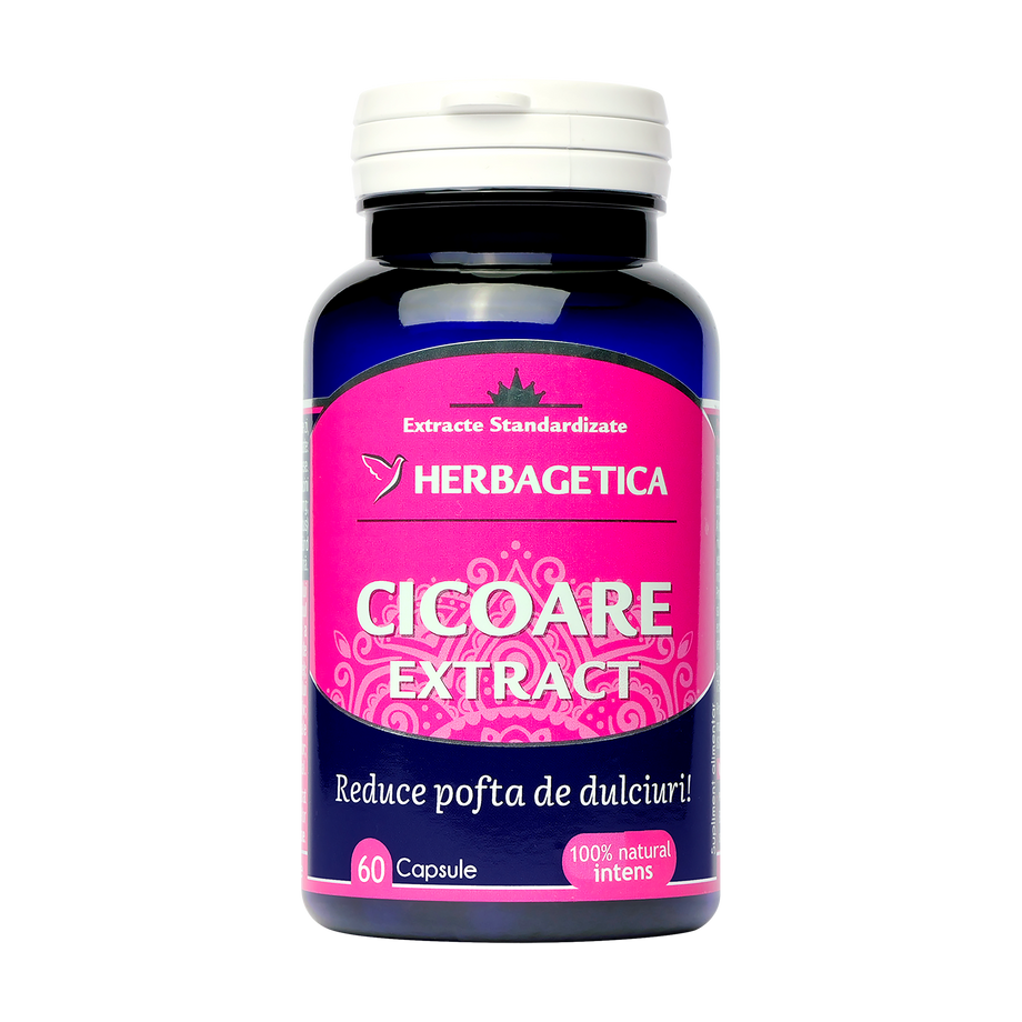 Cicoare extract 60cps Herbagetica 60 capsule