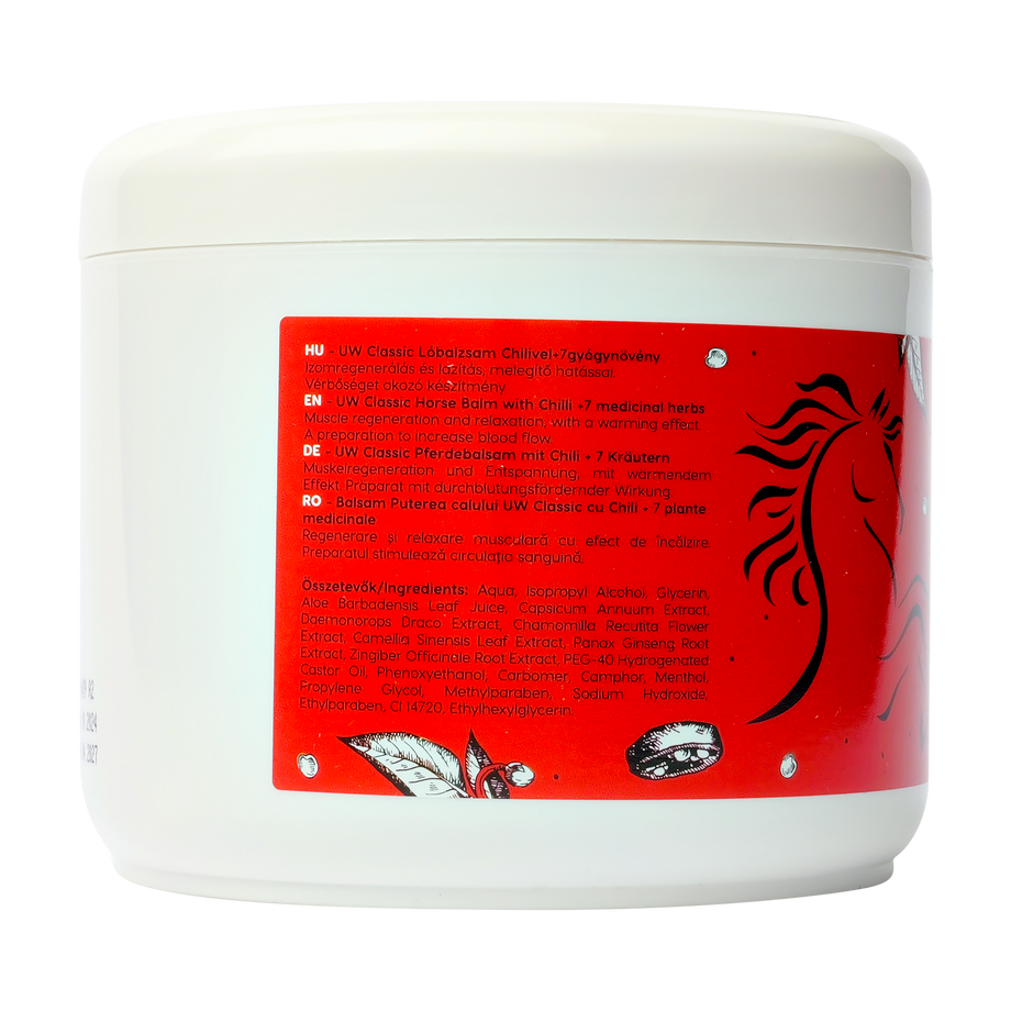 Balsam puterea calului cu chili 500 ml