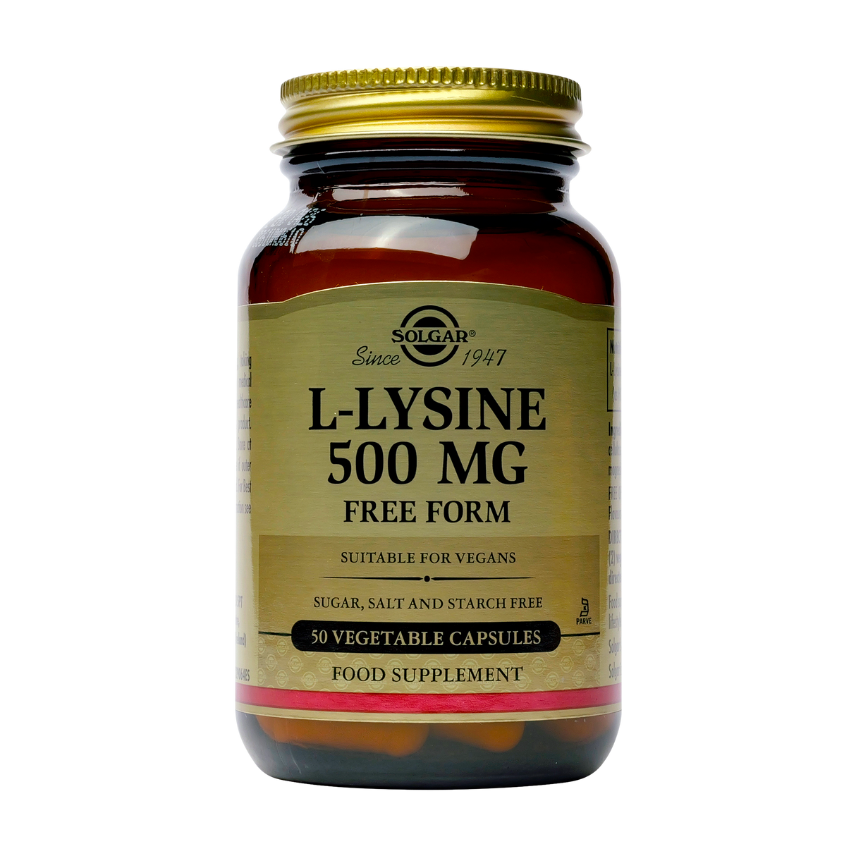L-lysine 500mg 50 capsule