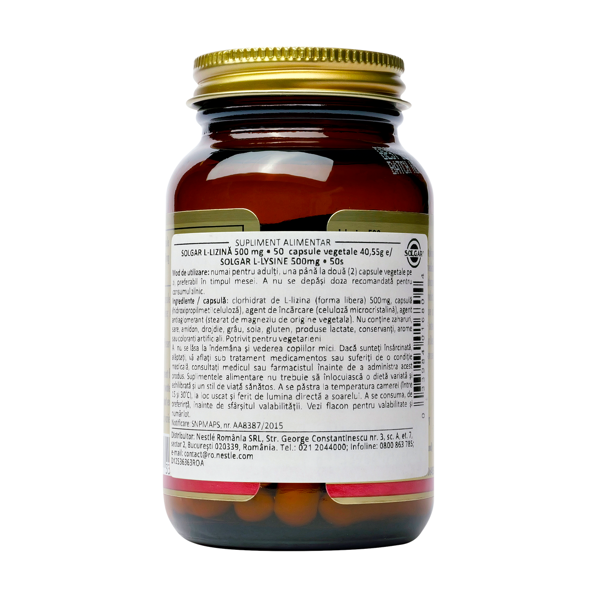 L-lysine 500mg 50 capsule