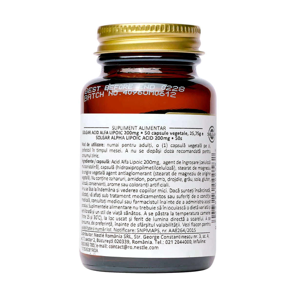 Alpha lipoic acid 200mg 50 capsule