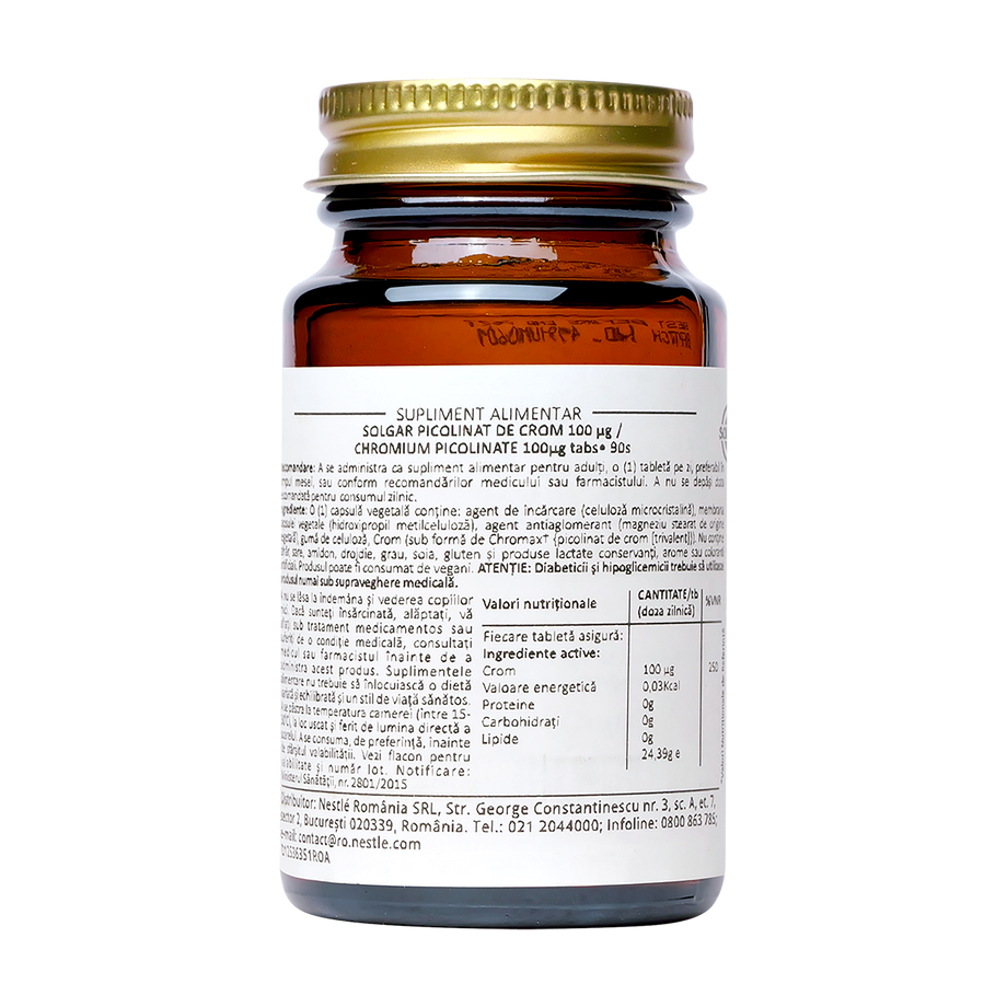 Chromium picolinate 100mg 90 capsule