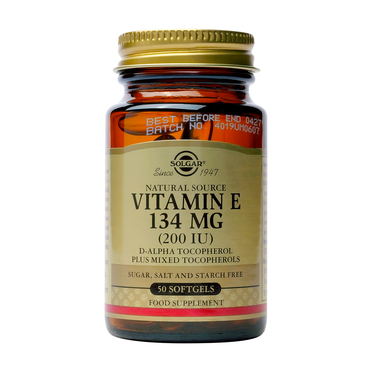 Vitamin E 200iu 134mg 50 capsule