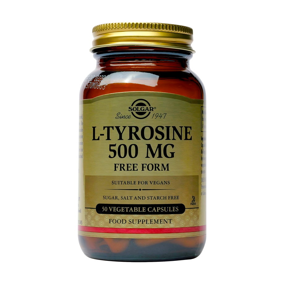 L-tyrosine 500mg 50 capsule Solgar