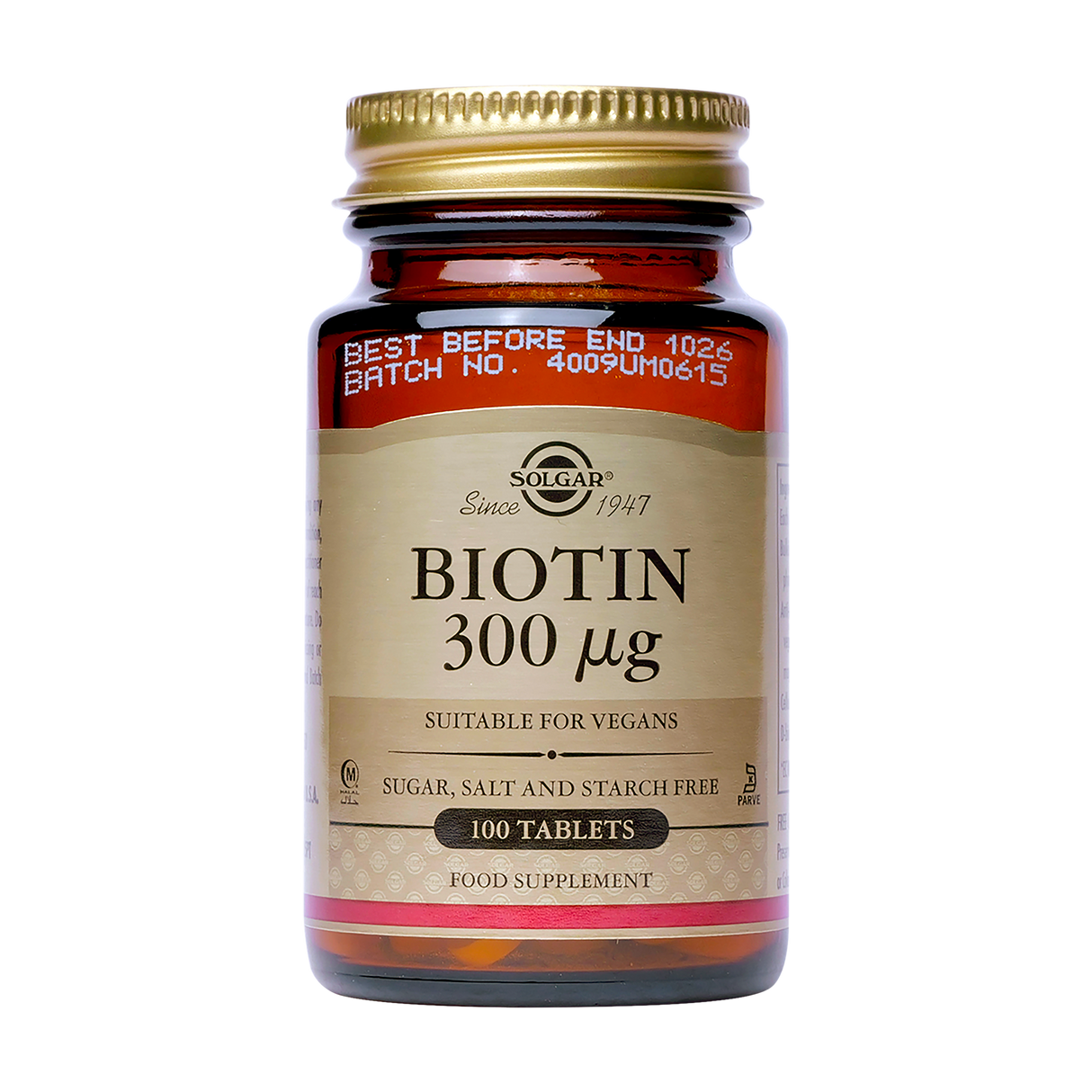 Biotin 300 mcg 100 tablete