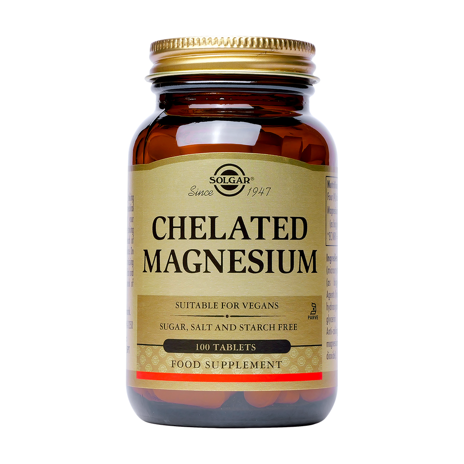 Chelated magnesium 100 comprimate