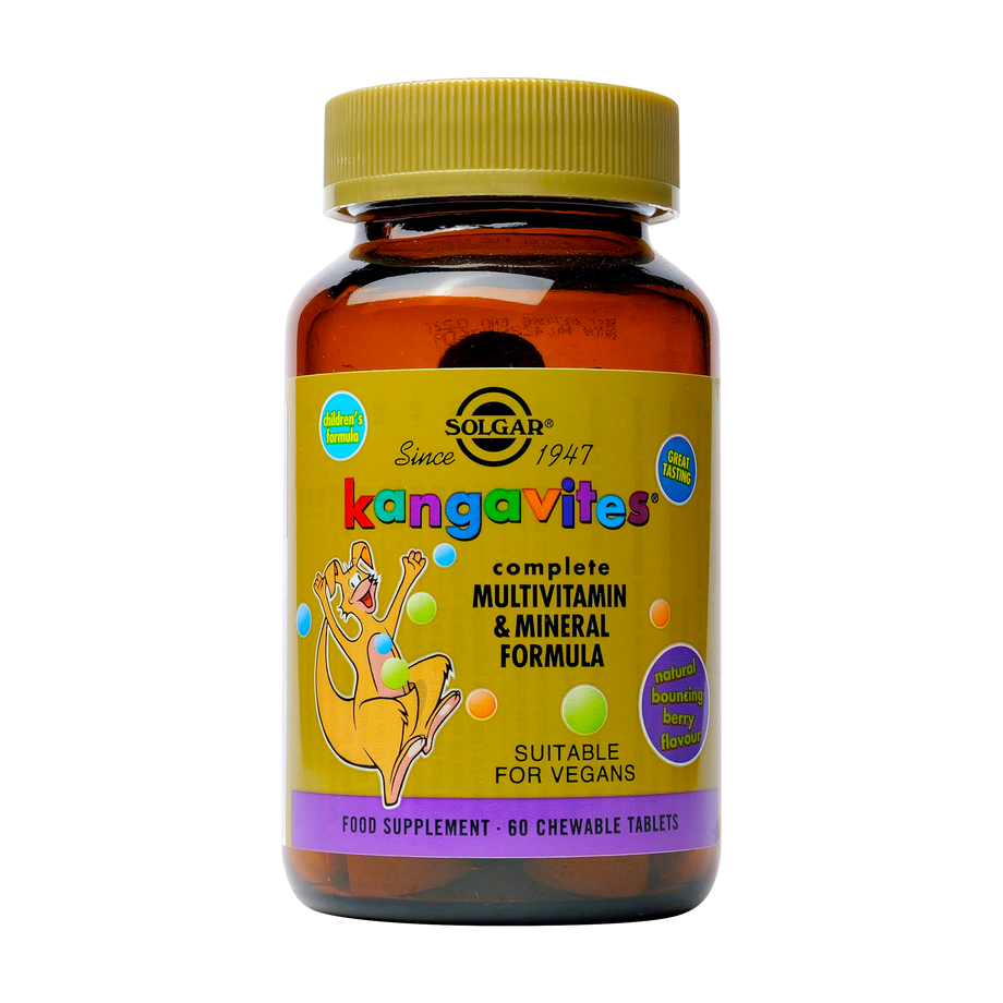 Kangavites multivitamin&mineral formula berry 60chewable 60 tablete