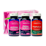 Pachet cicoare extract + detox suplu + triphalax 60 capsule