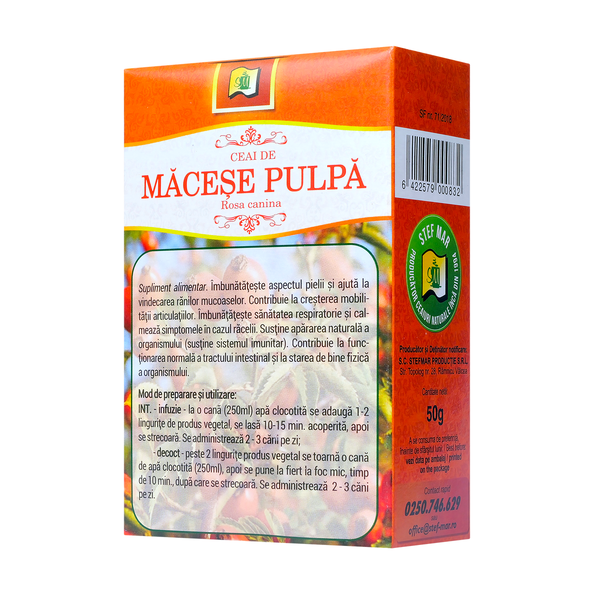 Ceai macese feinschnitt pulpa 50 g