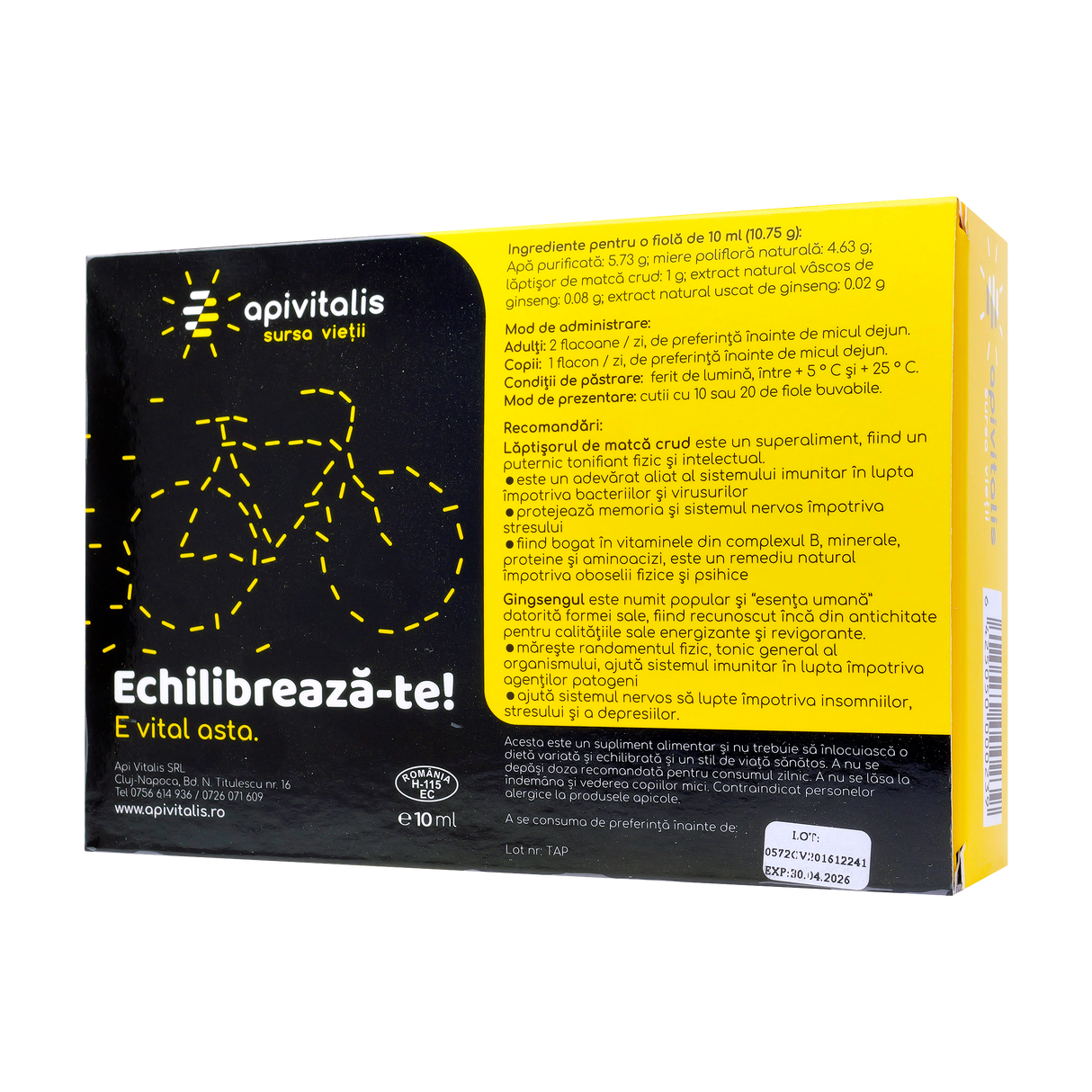 Tonimel energizare 20 fiole