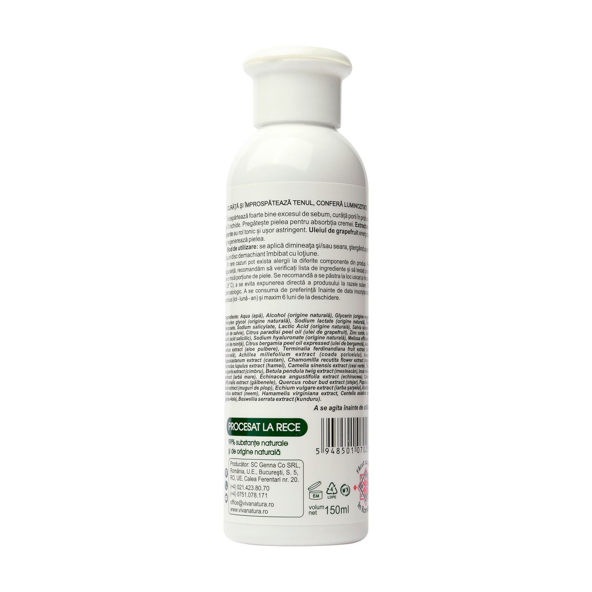 Lotiune purificatoare ten mixt si gras 150 ml