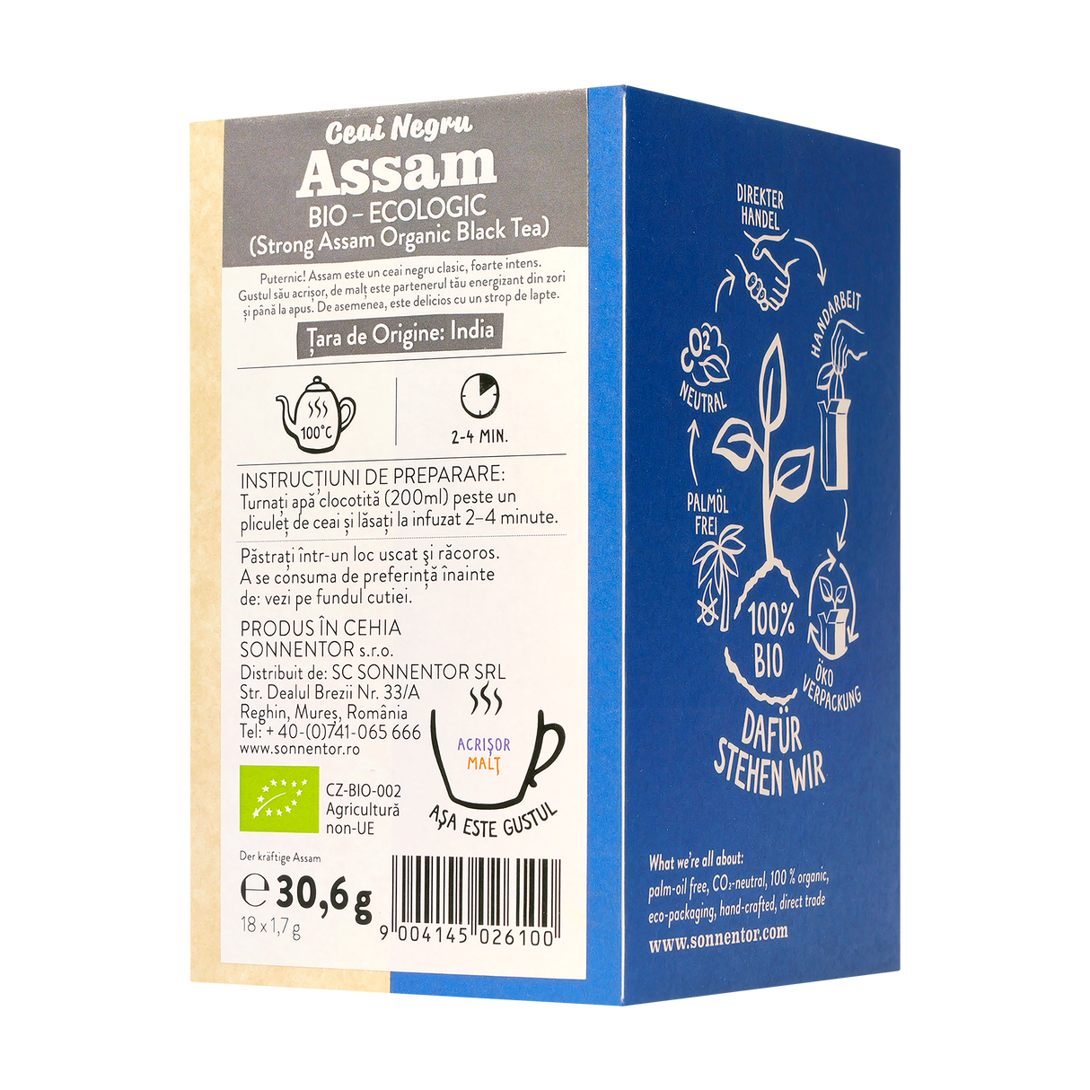 Ceai negru englez- assam 18 plicuri