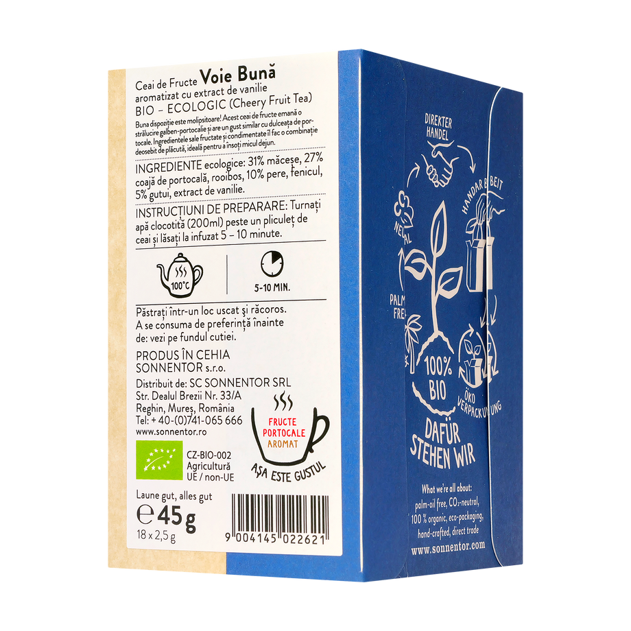 Ceai fructe voie buna 18 plicuri