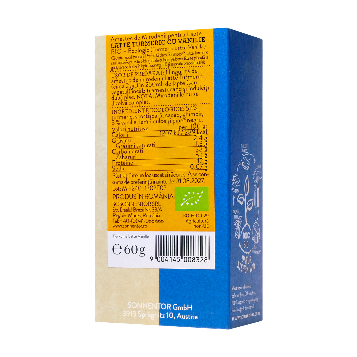 Latte-turmeric cu vanilie 60 g