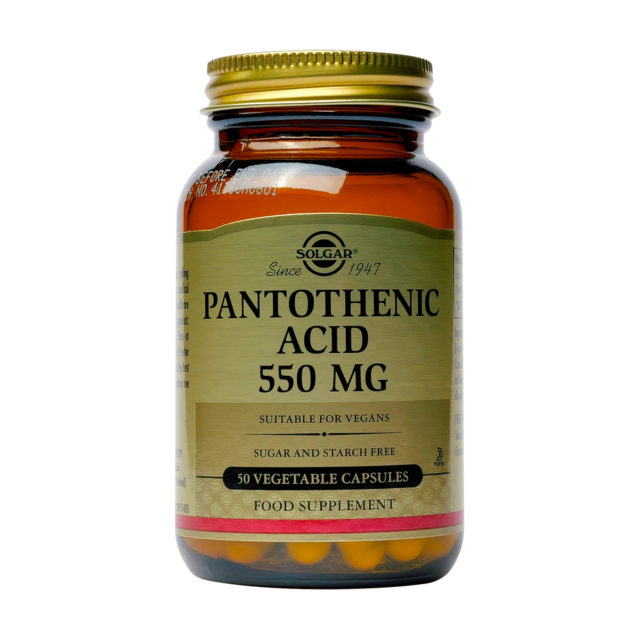 Pantothenic acid vitamina B5 550mg 50 capsule
