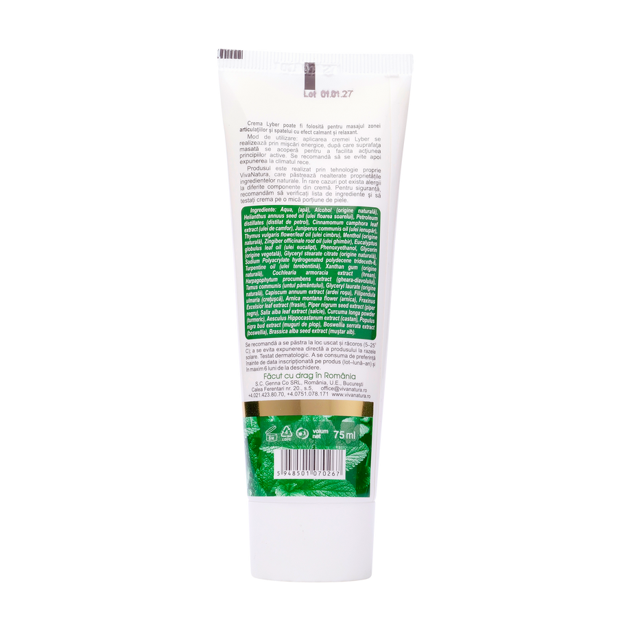 Crema Activa Antireumatica cu Untul Pamantului si Petrol 75 ml