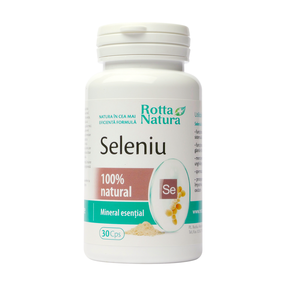 Seleniu natural 30 capsule