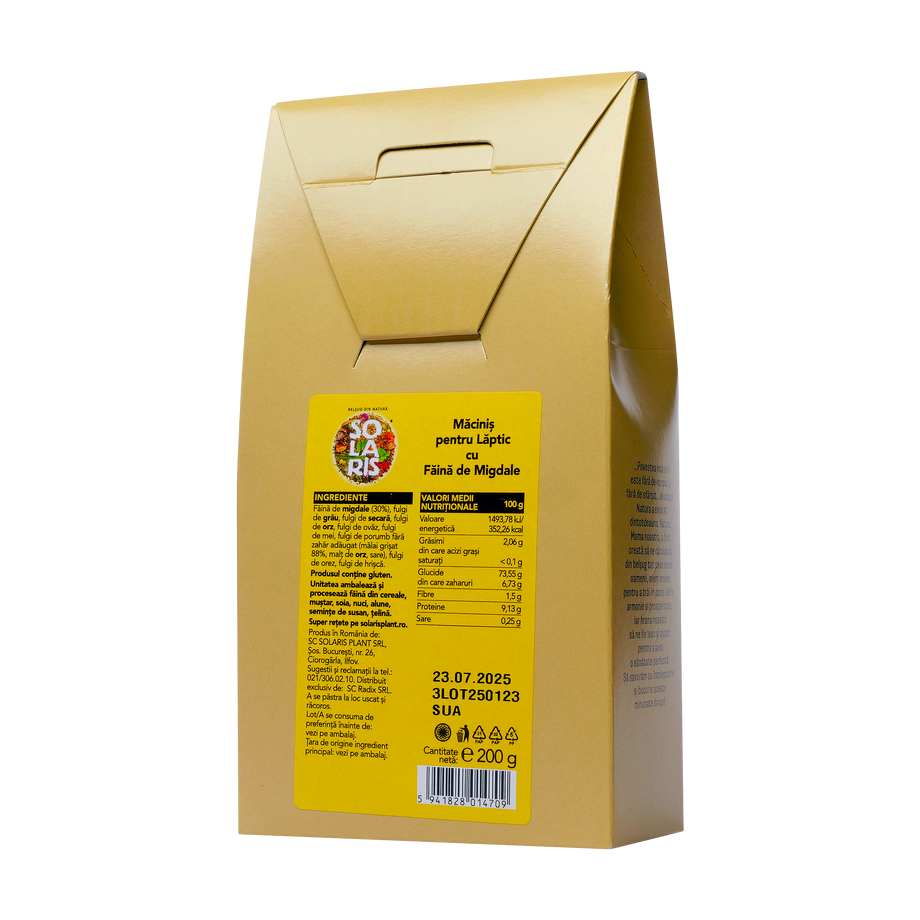 Macinis pentru laptic cu faina de migdale 200 g