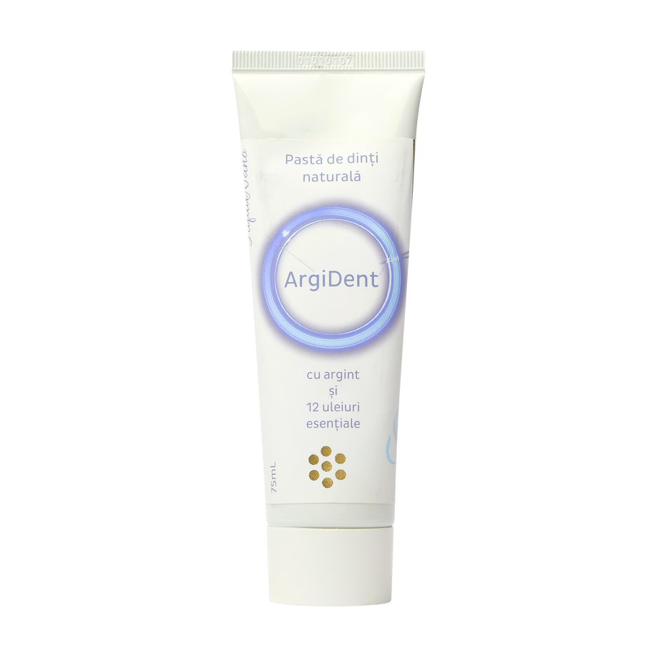 Pasta de dinti argident argint coloidal si uleiuri esentiale 75 ml