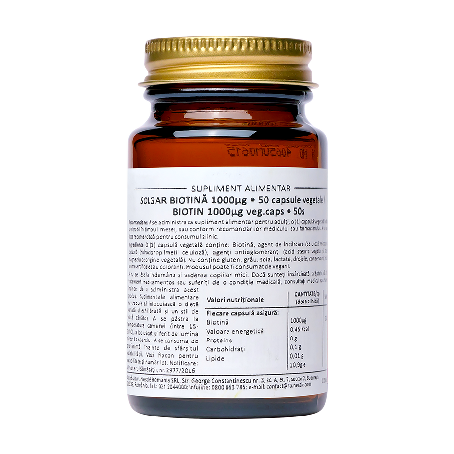 Biotin 1000 mcg 50 capsule