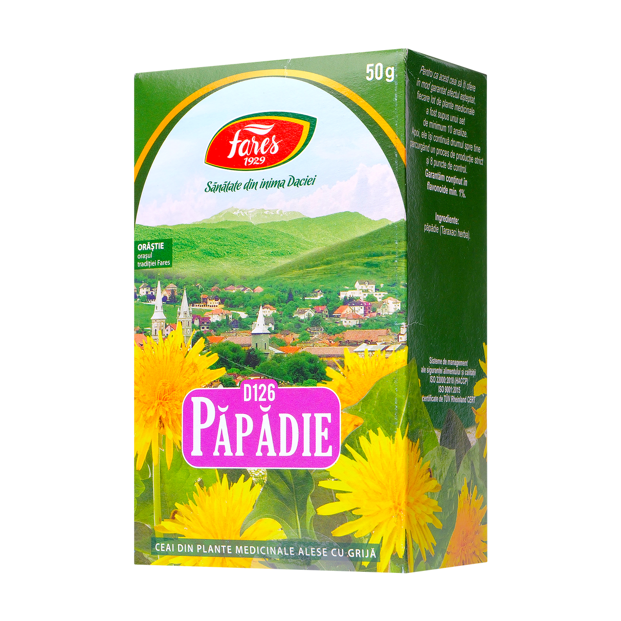 Ceai papadie 50 g Fares