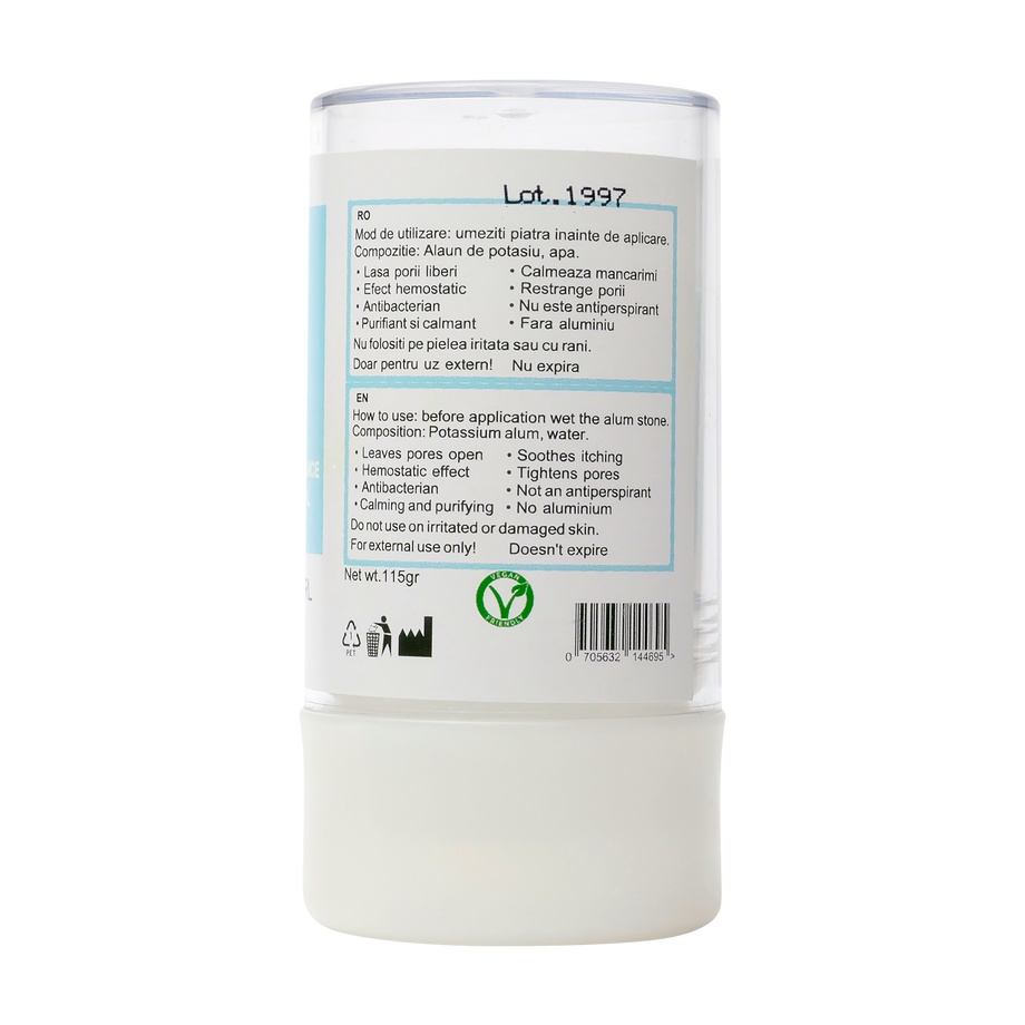 Deodorant stick cu piatra de alaun 115 g